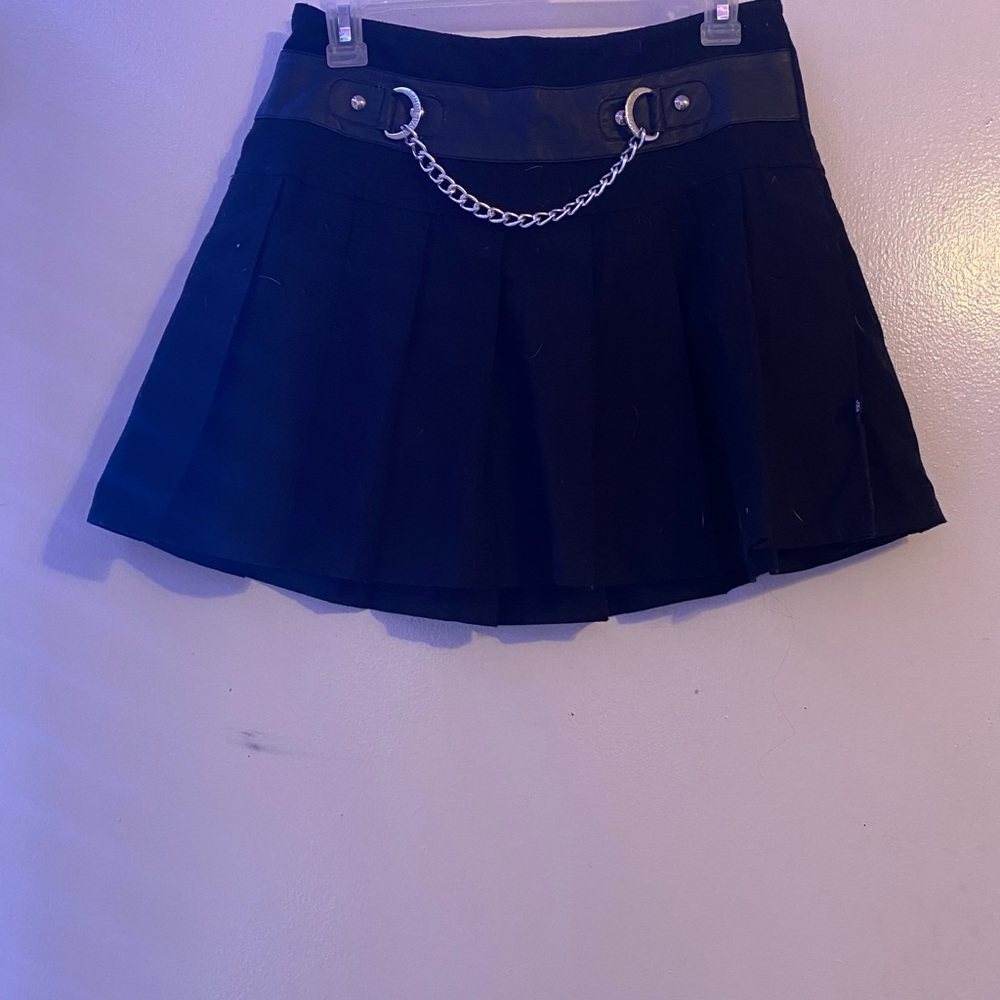 Alternative, goth skirt with chain